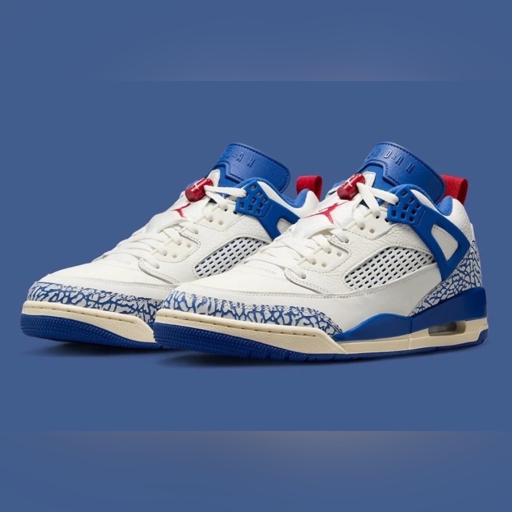 Nike Air Jordan Spizike Low Sail Storm Blue IM2176-133 Men's Shoes